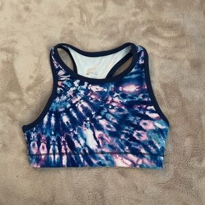 Justice Blue and Pink Sports Bra for Active Comfort